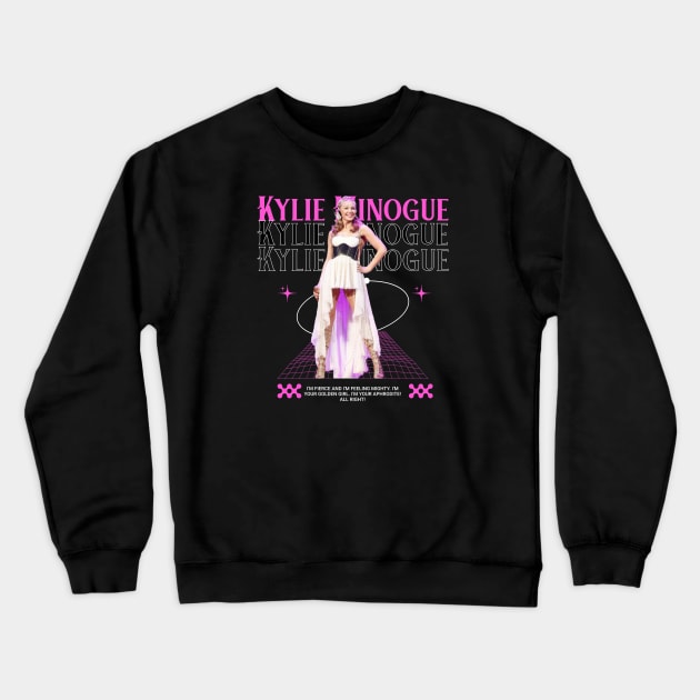 Kylie Minogue Aphrodite Crewneck Sweatshirt by Cun-Tees!